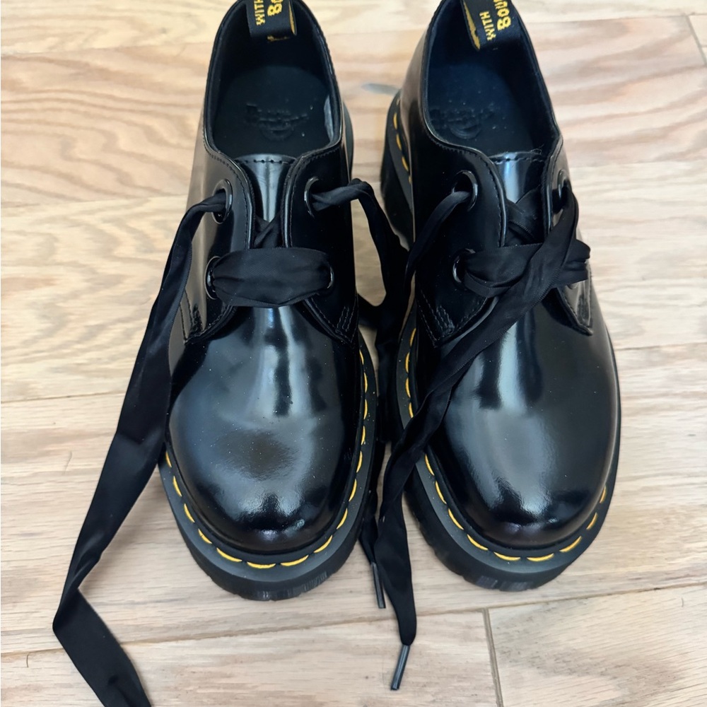 Dr. Martens women’s holly patent leather double sole